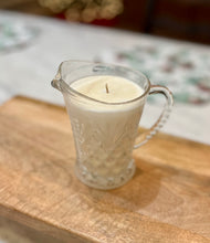 Load image into Gallery viewer, Clear Anchor Hocking ‘Pineapple’ pattern Small Pitcher - Coastal Linen
