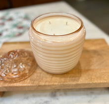 Load image into Gallery viewer, Pink Anchor Hocking Manhattan  / Beehive Depression Glass Lidded Biscuit Jar - Assurance
