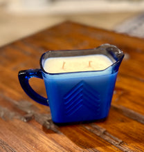 Load image into Gallery viewer, Cobalt Blue Hazel Atlas Milk Pitcher - Goodness Gracious
