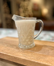 Load image into Gallery viewer, Clear Anchor Hocking ‘Pineapple’ pattern Small Pitcher - Coastal Linen
