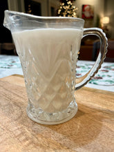 Load image into Gallery viewer, Clear Anchor Hocking ‘Pineapple’ pattern Small Pitcher - Coastal Linen
