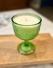 Load image into Gallery viewer, Bright Green FTD Oakleaf Compote / Goblet - Let’s Snuggle
