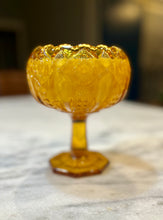Load image into Gallery viewer, Honey Amber LE Smith Quintec Compote - Autumn Leaves

