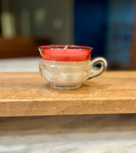 Load image into Gallery viewer, Ruby King’s Crown Thumbprint Punch Cup - Christmas Tree Farm
