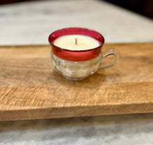 Load image into Gallery viewer, Ruby King’s Crown Thumbprint Punch Cup - Christmas Tree Farm
