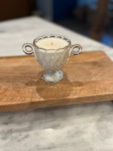 Load image into Gallery viewer, Clear Indiana Glass ‘Pretzel’ Pattern Footed Open Sugar Bowl - Blue by Blue Cottage Candle
