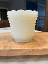 Load image into Gallery viewer, Milk Glass Fire King by Anchor Hocking Hobnail Planter - Fresh Laundry
